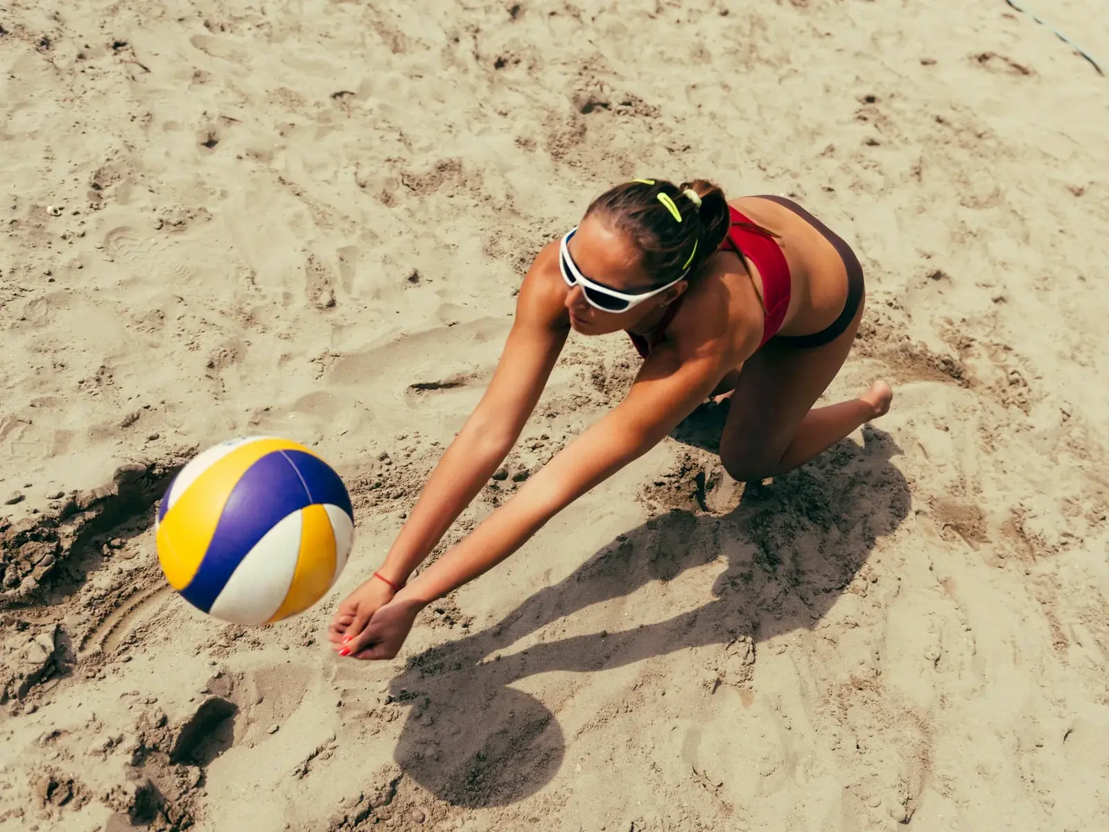 Beachvolleyball auf der vereinseigenen Anlage